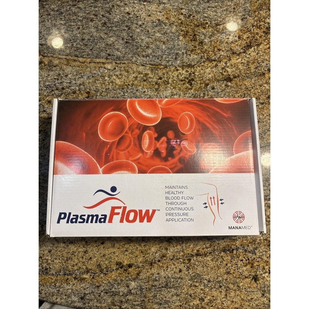 PlasmaFlow Limb Compression Device with Rechargeable Battery Charger / Manual